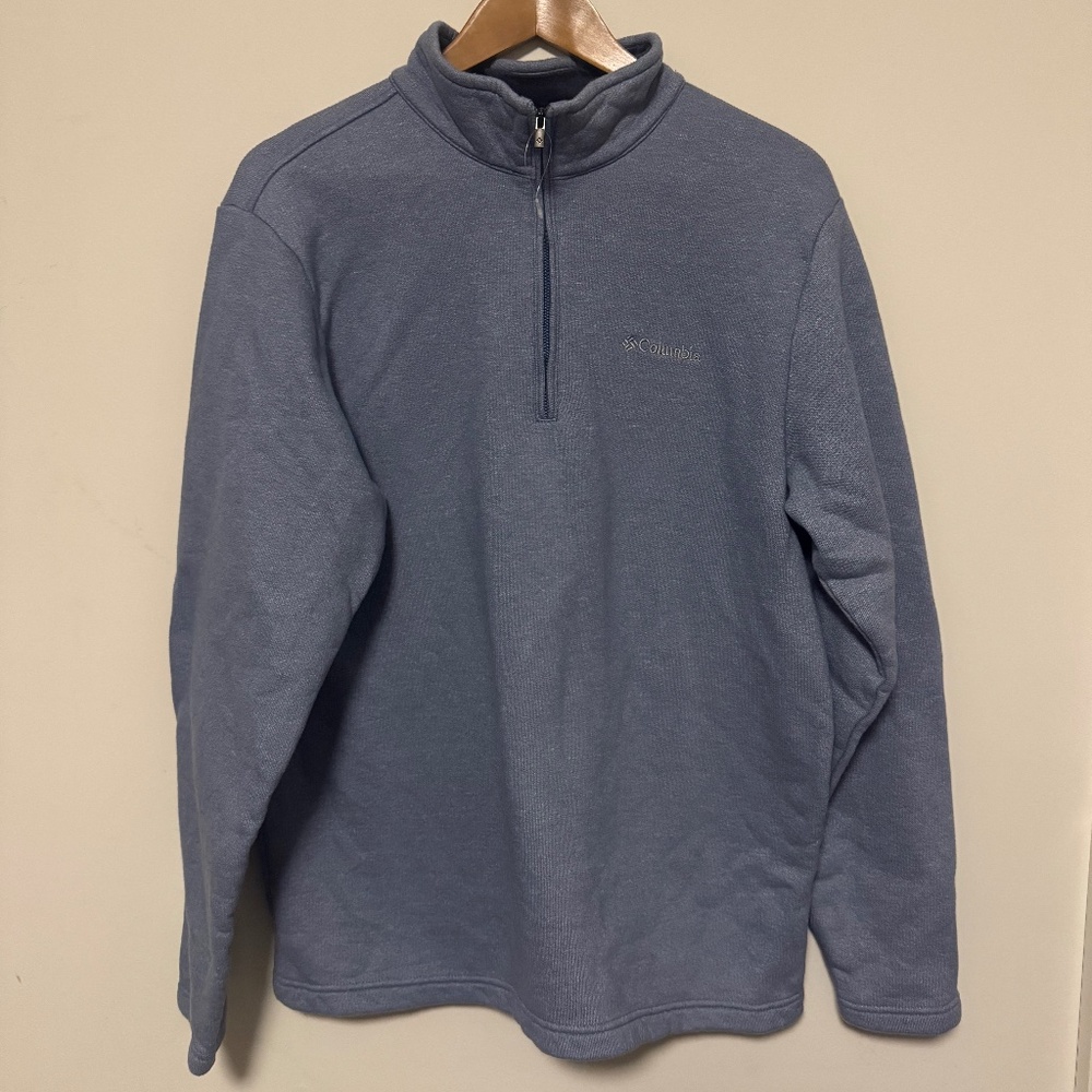 Men’s Columbia fleece lined half-zip NWOT
